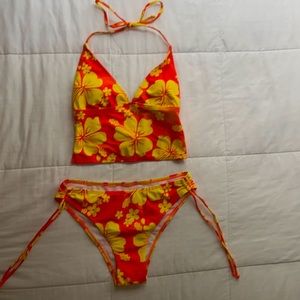 Hibiscus bathing suit bikini